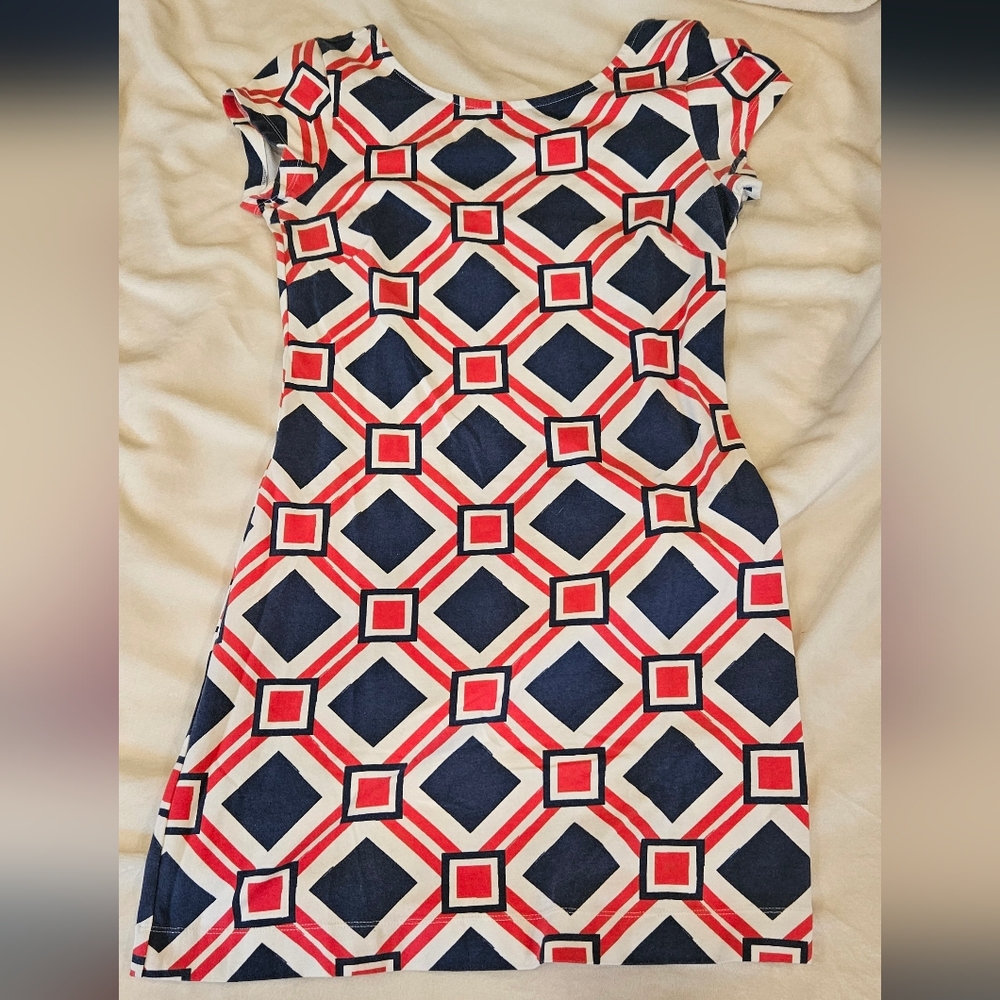 Mahi Gold cap sleeve dress, S